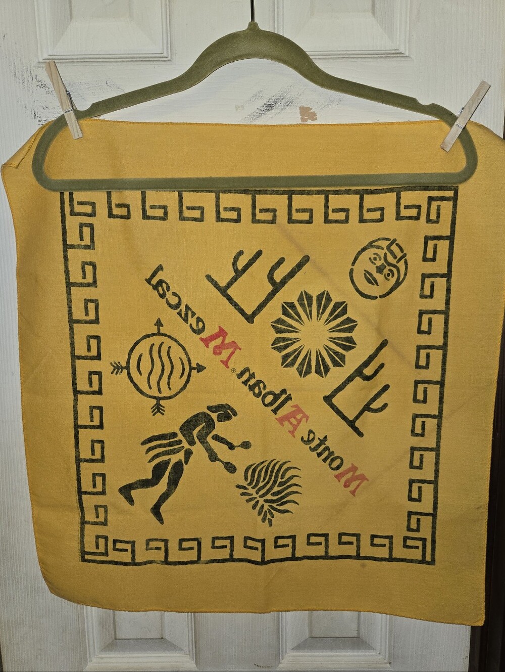 Vintage Monte Alban Mezcal Tequila Bandana - Picture 4 of 9